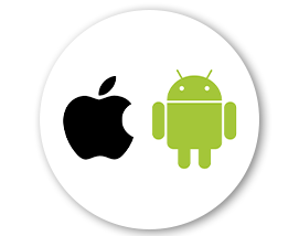 iOS and android logos
